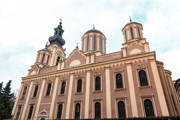Fototapeta na wymiar The Cathedral Church of the Nativity of the Theotokos in Sarajevo, Bosnia and Herzegovina