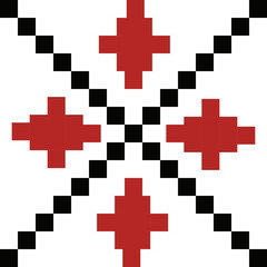 Ukrainian Traditional Embroidery Element