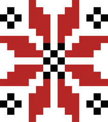 Ukrainian Traditional Embroidery Element