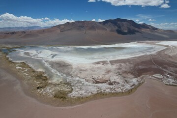 Laguna Diamante, Salar de Tara. San Pedro de Atacama. Chile