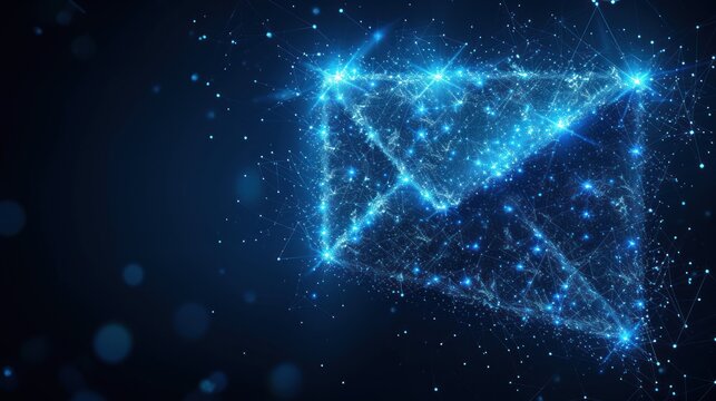 Email symbol Concept of postal internet service