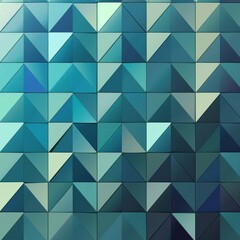 Illustration of Cyan and blue colored geometric shapes pattern representing abstract background