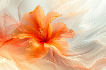 orange lily flower