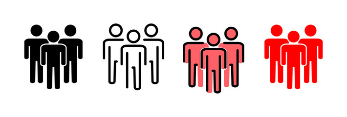 People icon vector illustration. person sign and symbol. User Icon vector