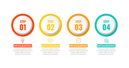 Vector Infographic label design template with icons and 5 options or steps. Can be used for process diagram, presentations, workflow layout, banner, flow chart, info graph.