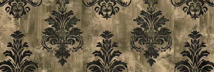 Khaki vintage background, antique wallpaper design