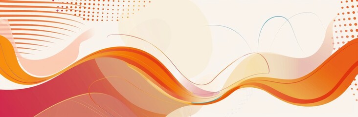orange abstract fluid waves background, characterized by flowing patterns and dynamic movement, creating a visually captivating and energetic ambiance suitable for a variety of design projects and pre