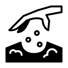 seed glyph icon