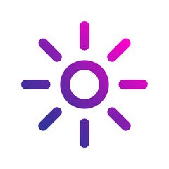 brightness gradient icon