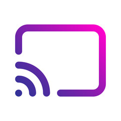 Broadcast gradient icon