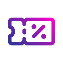 coupon gradient icon