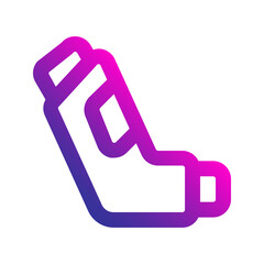 inhaler gradient icon