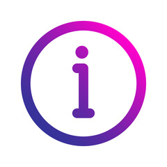 info gradient icon