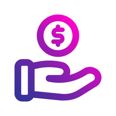 loan gradient icon