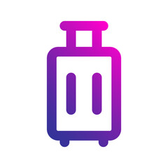 luggage gradient icon