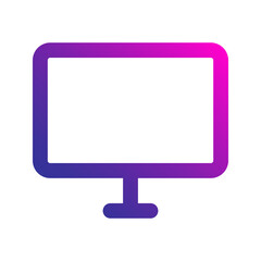 monitor gradient icon