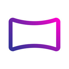 panorama gradient icon