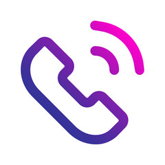 phone call gradient icon