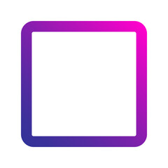 rectangle gradient icon
