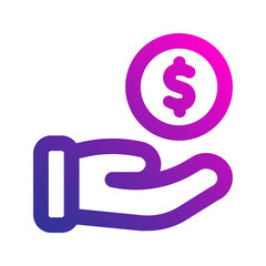 savings gradient icon