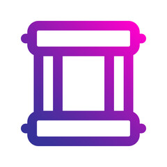 scroll gradient icon
