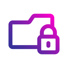 secret file gradient icon