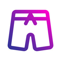 shorts gradient icon