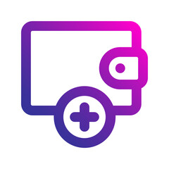 top up gradient icon