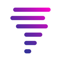 Obraz premium tornado gradient icon