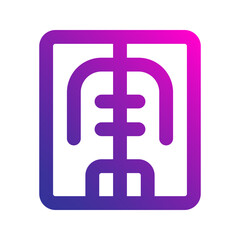 Obraz premium x ray gradient icon