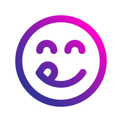 Obraz premium yummy gradient icon