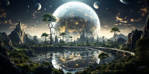 Fantastic world background