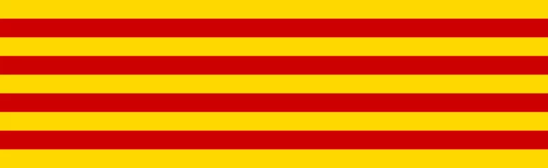 Fotobehang Katalanische Flagge (extra breit)  © Peter R. Stuhlmann