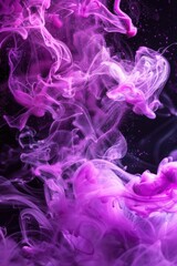 Shiny smoke. Glitter fluid. Ink water. Magic mist. Maroon color particles texture paint vapor storm