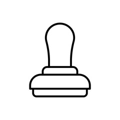 Rubber Stamp icon vector design templates simple and modern