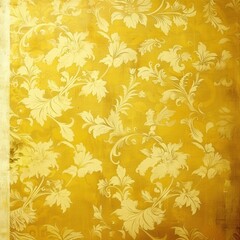 Fototapeta na wymiar Yellow vintage background, antique wallpaper design