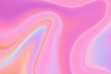 Beautiful 4K soft noise holo gradients background. Pink, orange and purple abstract wallpaper, smooth marbled waves, retro background nostalgia texture banner. Vibrant colors, rainbow color swirls.
