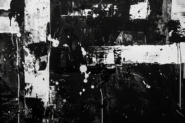black and white abstract background that looks like an abstract painting