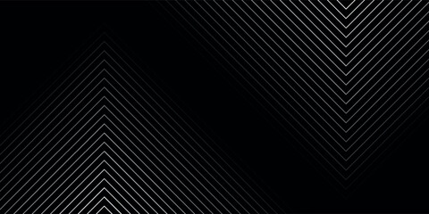 Dark blue background. Modern line stripes curve abstract presentation background.
