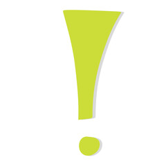 exclamation mark vector icon