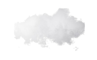 White cloud model, white smoke, 3d rendering.