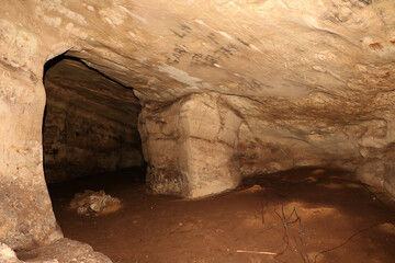 Rock Cave in Central Borneo Tropical Forest