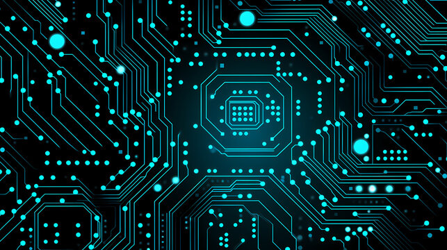 Circuit board background, technology and science concept background