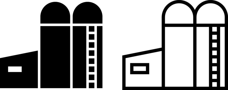 recommend clip art: silo icon, sign, or symbol in glyph and line style isolated on transparent background. Vector illustration