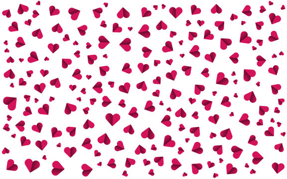 Heart shape pattern background wallpaper, heart wallpaper design