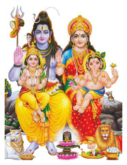 Shiva Parvathi Family