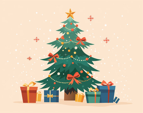 Chirstmas tree illustration
