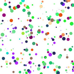 A colorful confetti glitter dot texture design element.