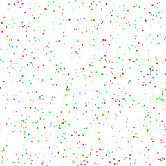 A colorful confetti glitter dot texture design element.