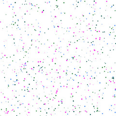 A colorful confetti glitter dot texture design element.